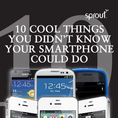10 things you didn't know your smartphone could do!